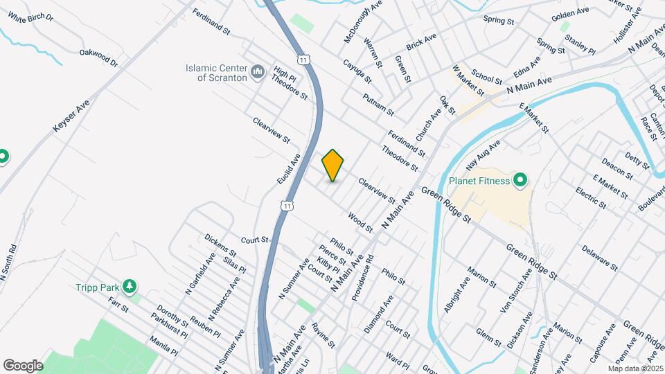 1413-1415 N Lincoln Ave Map and Location Details