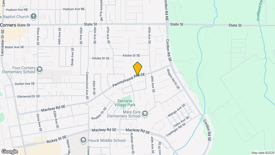 4840 Pennsylvania Ave SE Map and Location Details