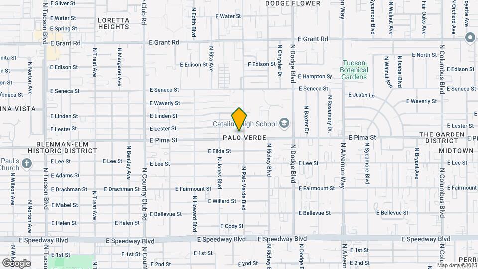 3453-3459 E Pima St Map and Location Details