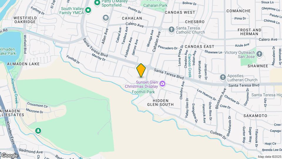 783 Foothill Dr Map and Location Details