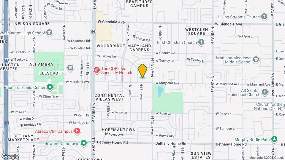 6521 N 15th Dr Map and Location Details