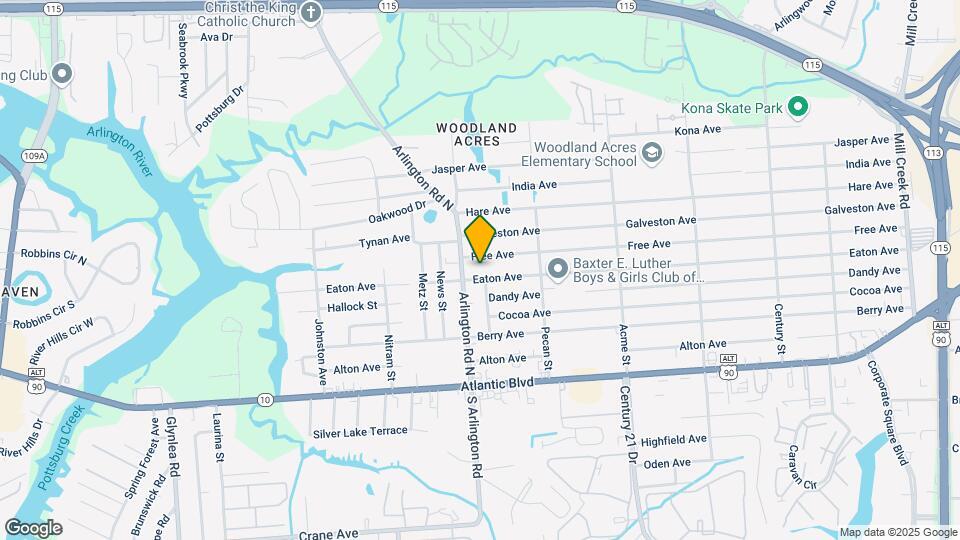 7515 Eaton Ave Map and Location Details