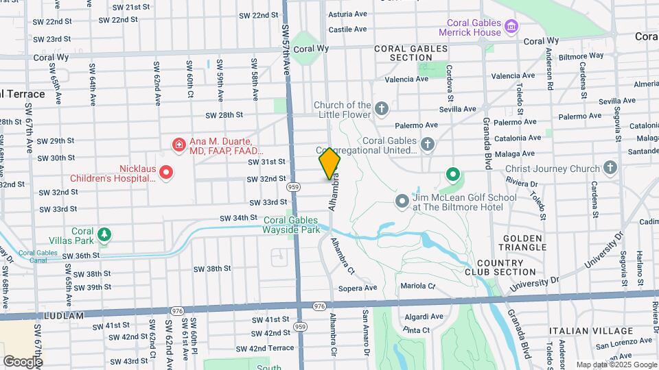 3304 Alhambra Cir Map and Location Details