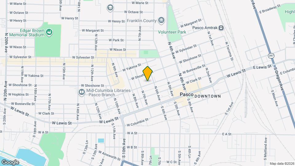 713 W Bonneville St Map and Location Details