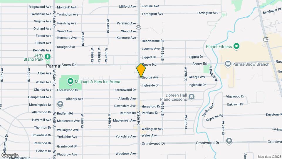3451 George Ave Mapa y Detalles de la Ubicación