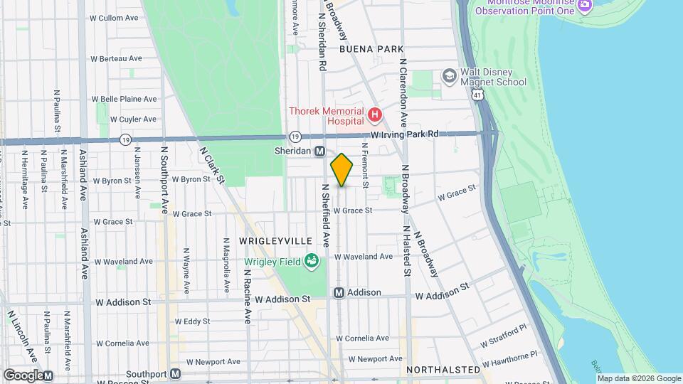 3828 N Wilton Ave, Unit J03P Map and Location Details