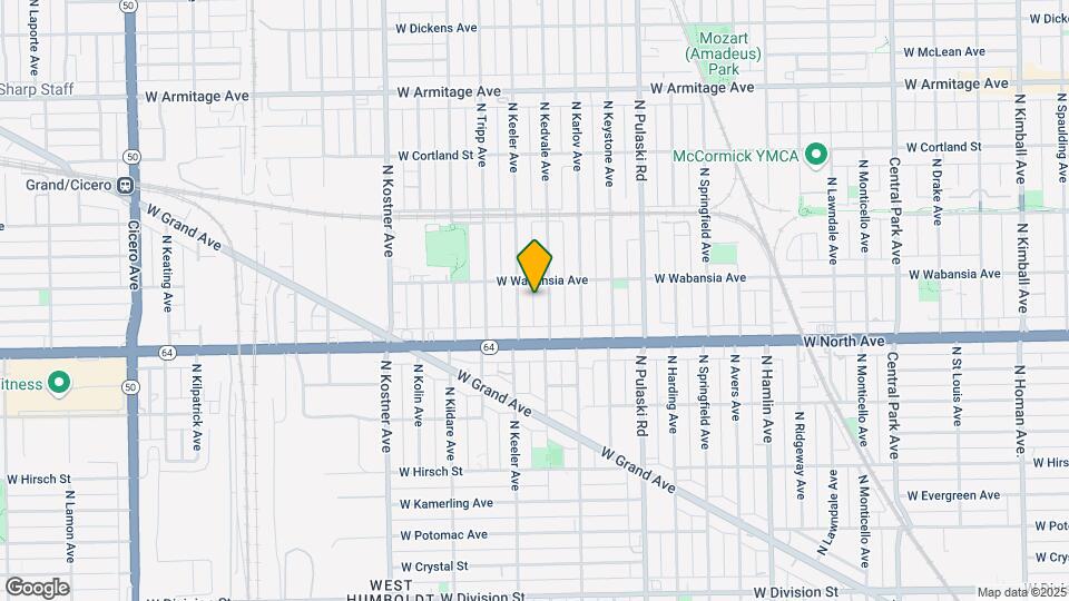 1652 N Kedvale Ave Map and Location Details