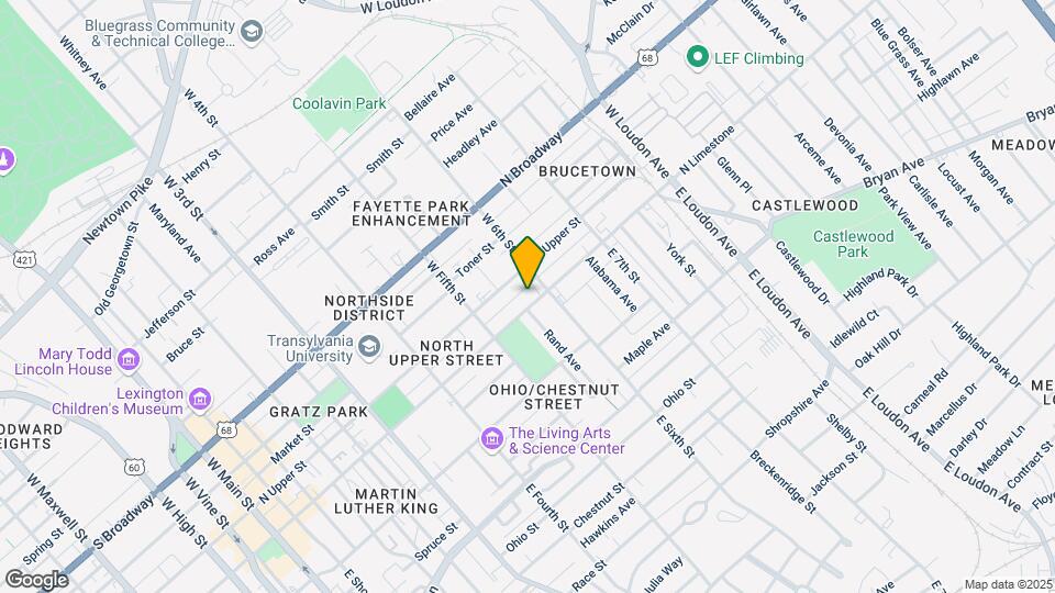 555 N Limestone Map and Location Details
