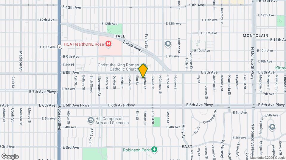 761 Fairfax St Mapa y Detalles de la Ubicación