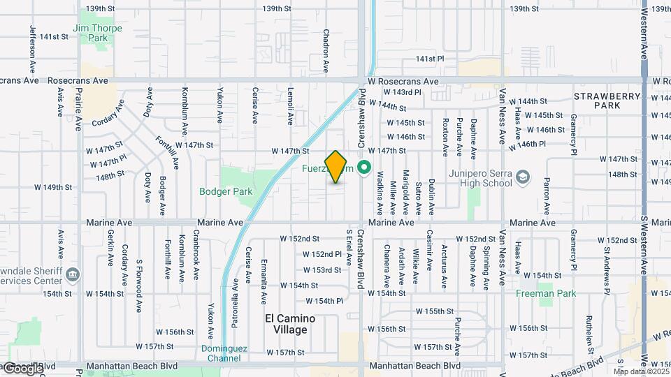 14900-14902 Chadron Ave Map and Location Details