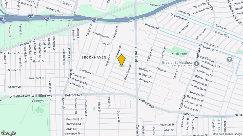 4533 Bricker St Map and Location Details