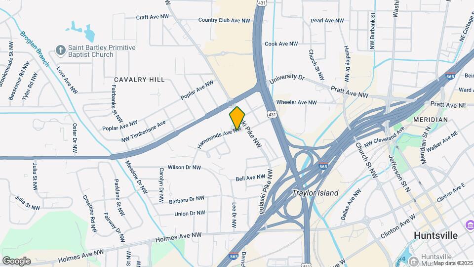 2207 Hammonds Ave NW Map and Location Details