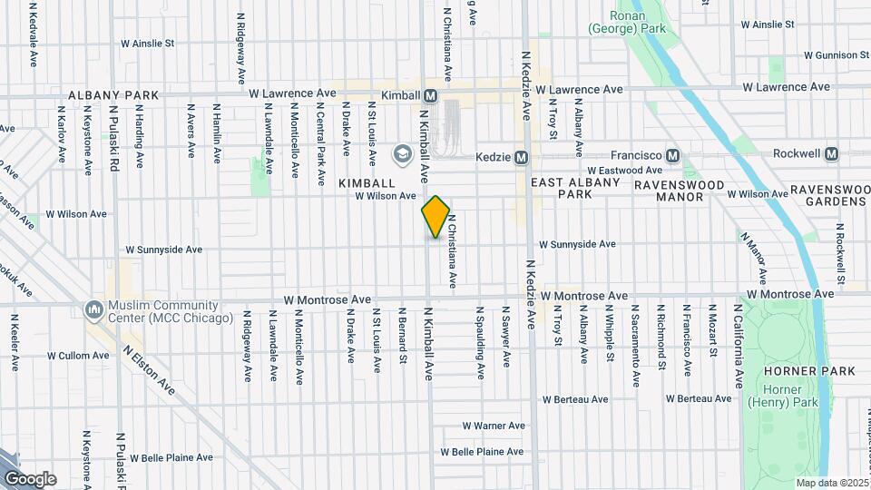 3348 W Sunnyside Ave Map and Location Details