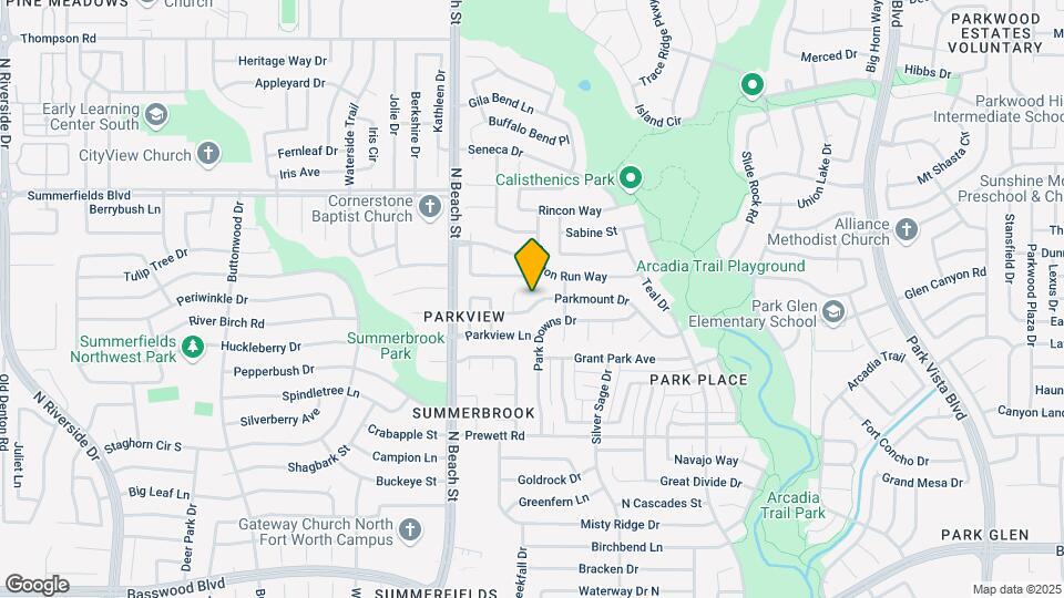4637 Parkmount Dr Map and Location Details