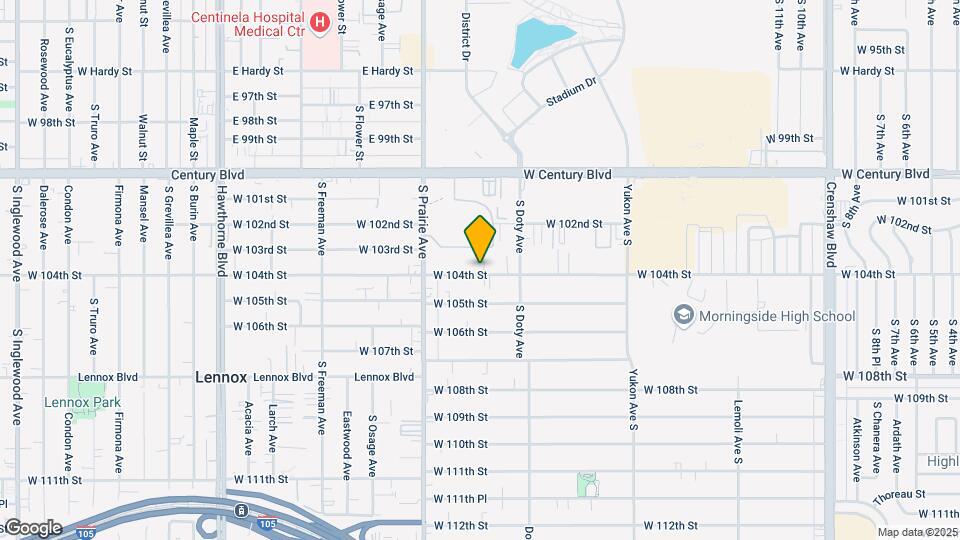 3851-3853 W 104th St Mapa y Detalles de la Ubicación