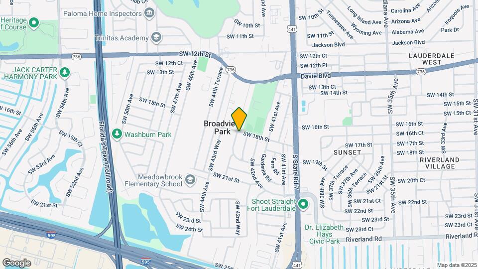 4260 SW 18th St Map and Location Details