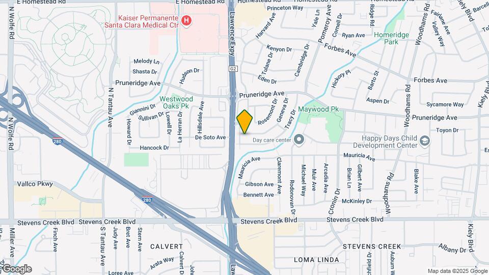 3572 Geneva Dr Map and Location Details