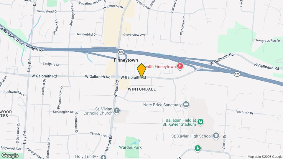 833 W Galbraith Rd Mapa y Detalles de la Ubicación