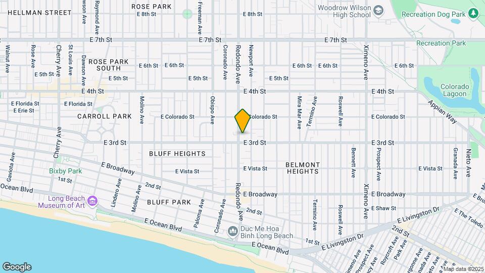 310 Redondo Ave Map and Location Details