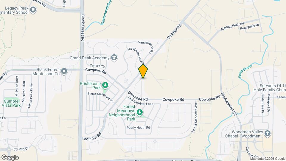 8197 Mockorange Heights Map and Location Details