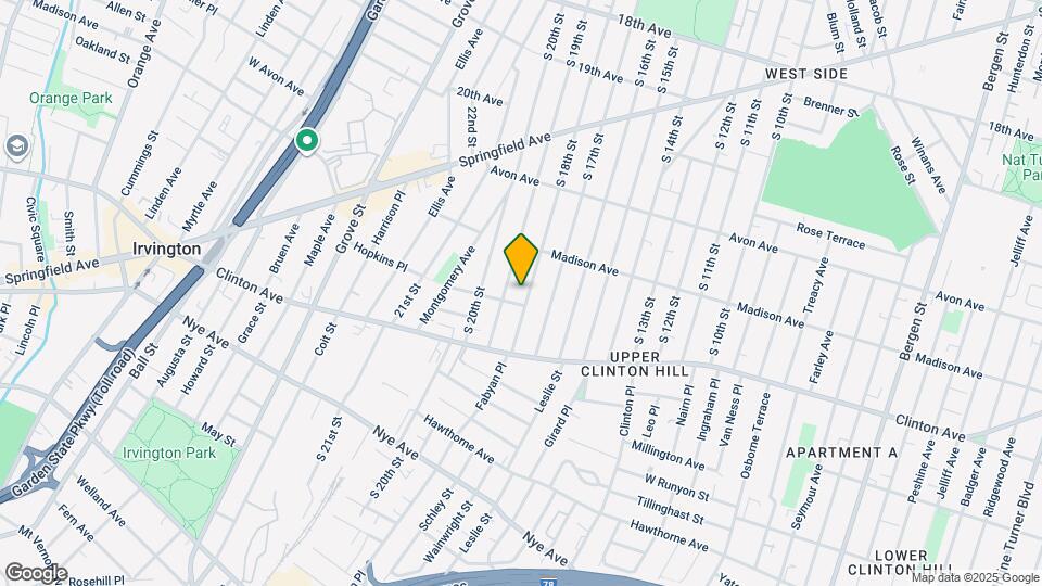 895 S 18th St, Unit 2nd floor Map and Location Details