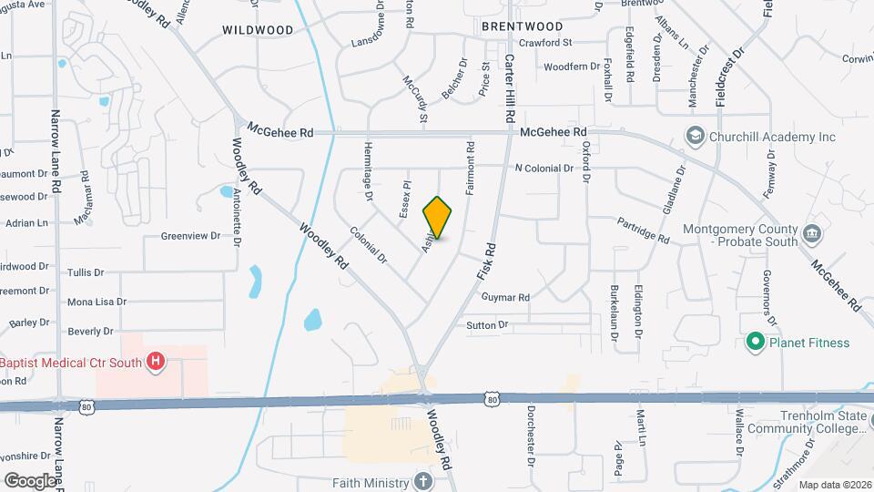 2663 Ashlawn Dr Map and Location Details