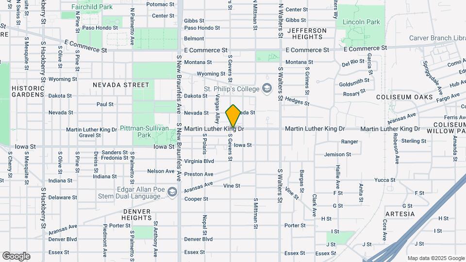 702 S Gevers St Map and Location Details