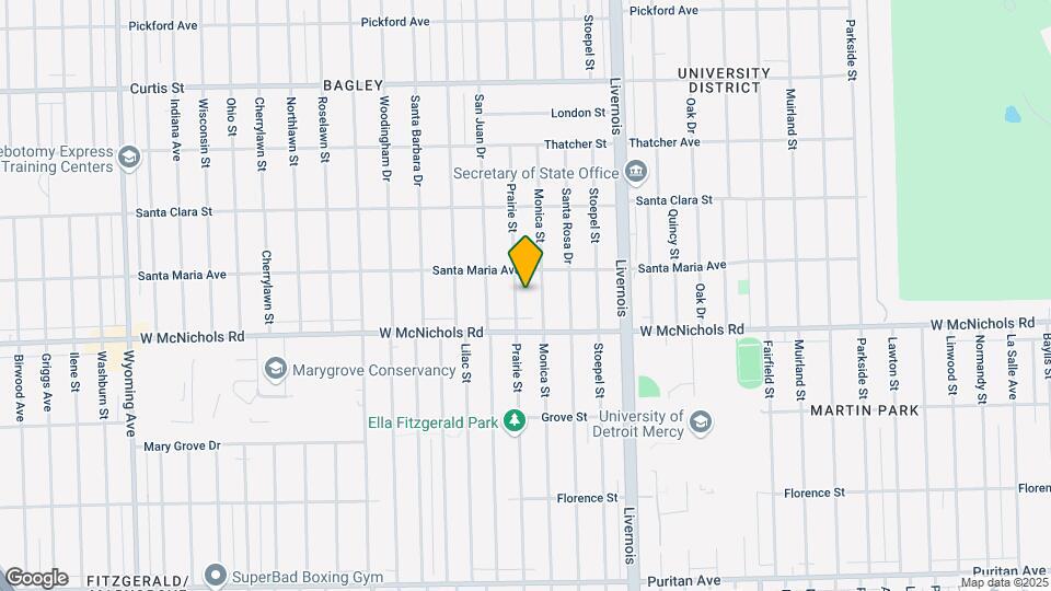 17172 Prairie St Map and Location Details