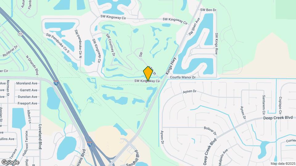 24489 SW Kingsway Cir Map and Location Details