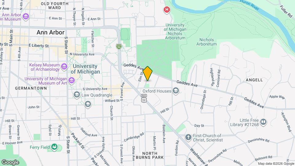 535 Walnut St Map and Location Details