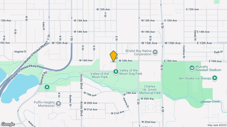 1610 E St Map and Location Details