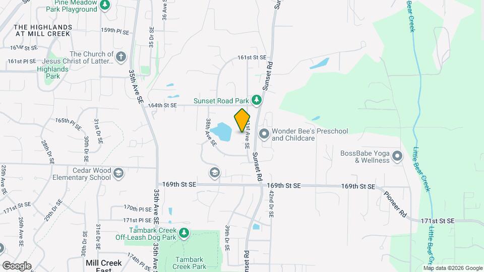 4026 166th St SE Mapa y Detalles de la Ubicación