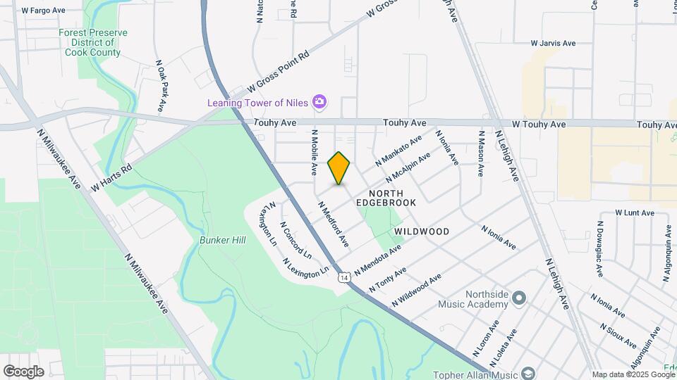 7027 N Mankato Ave Mapa y Detalles de la Ubicación
