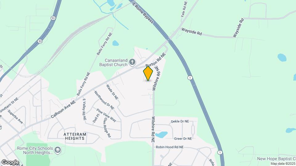 423 Wilshire Rd NE Map and Location Details