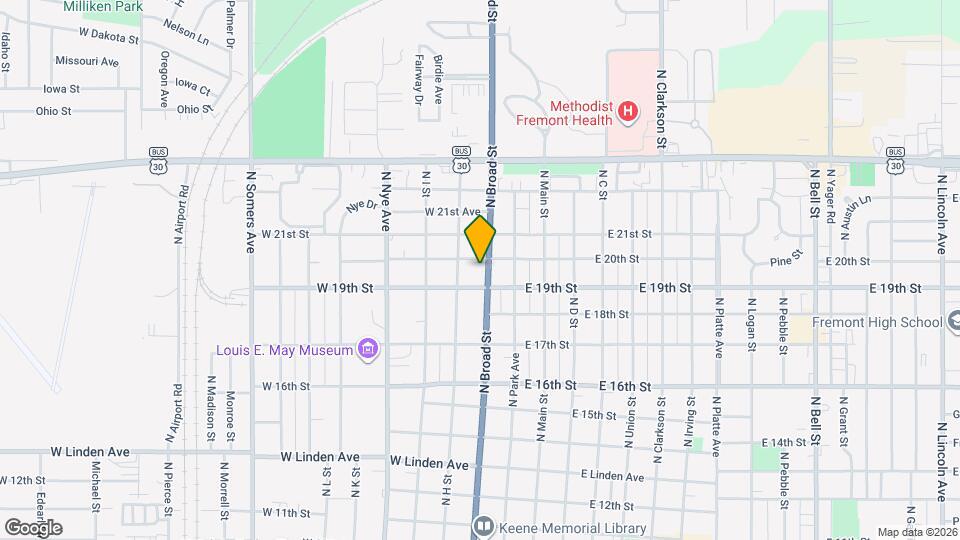 1939 N Broad St Map and Location Details