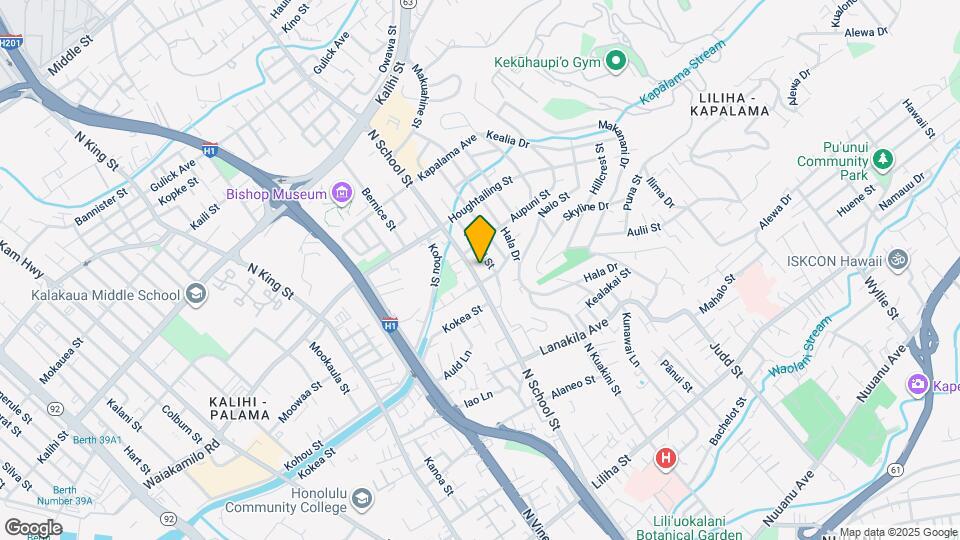 1218 N School St Map and Location Details