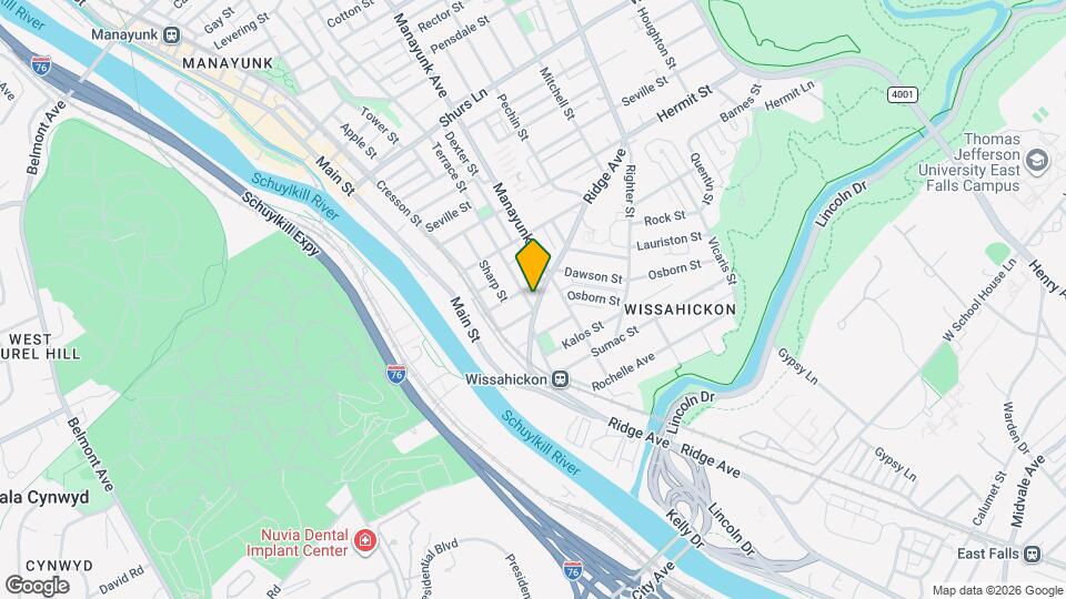 5206 Ridge Ave Map and Location Details