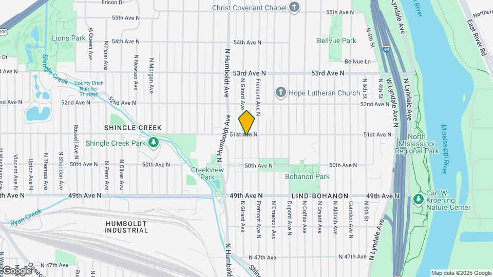 5048 N Girard Ave Map and Location Details