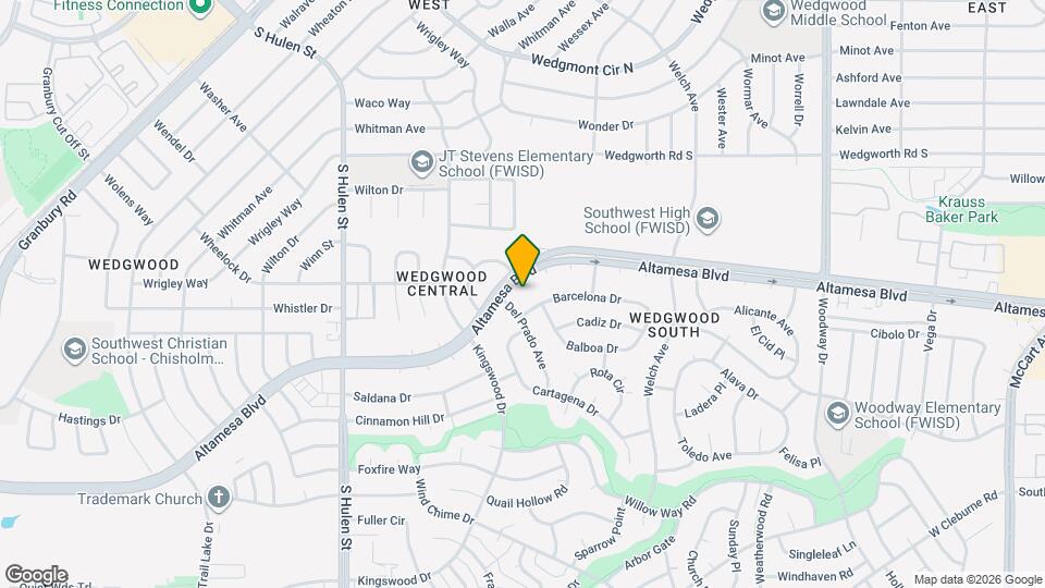 4409 Altamesa Blvd Mapa y Detalles de la Ubicación