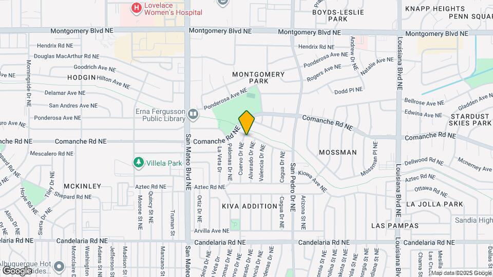 3524 Cuervo Dr NE Map and Location Details