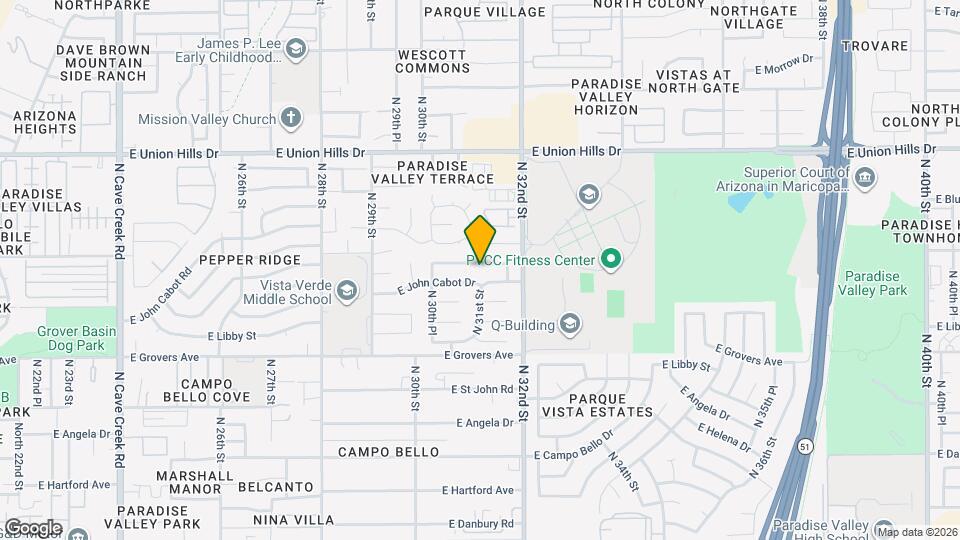 3103 E Villa Rita Dr, Unit D-D04 Map and Location Details