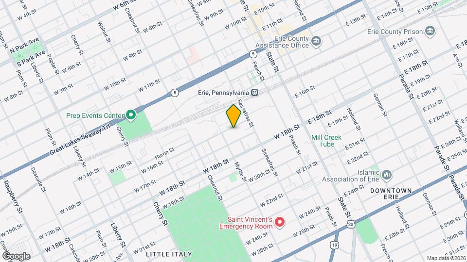 239 W 16th St, Unit 1 Map and Location Details