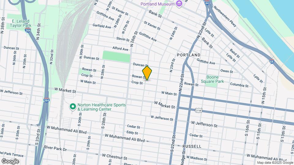 121 N 25th St Map and Location Details