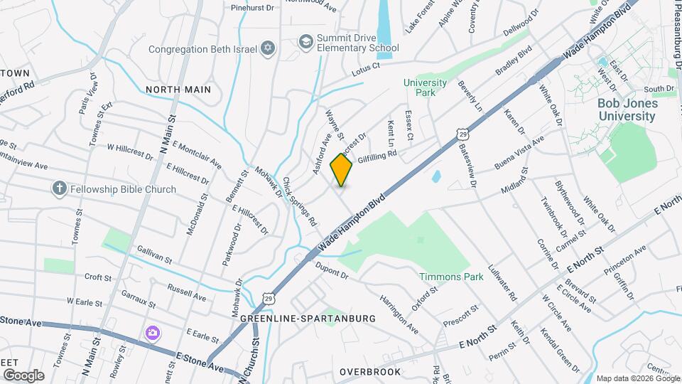 102 Wellington Ave Map and Location Details