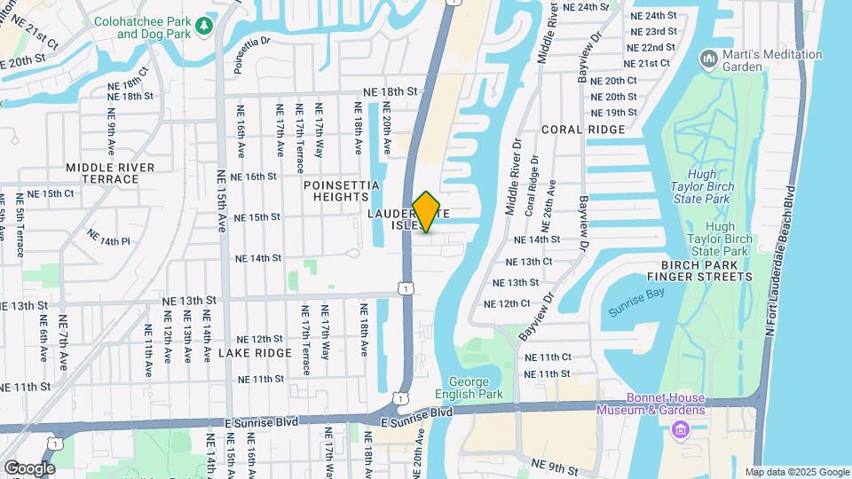 2016 NE 14th Ct Map and Location Details