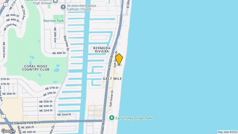 3900 Galt Ocean Dr Map and Location Details
