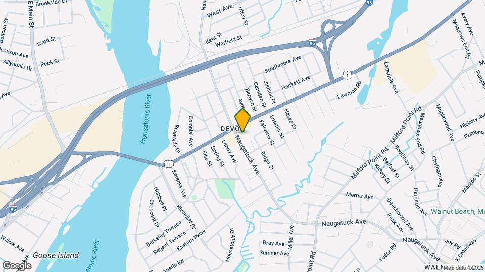 547 Naugatuck Ave Map and Location Details