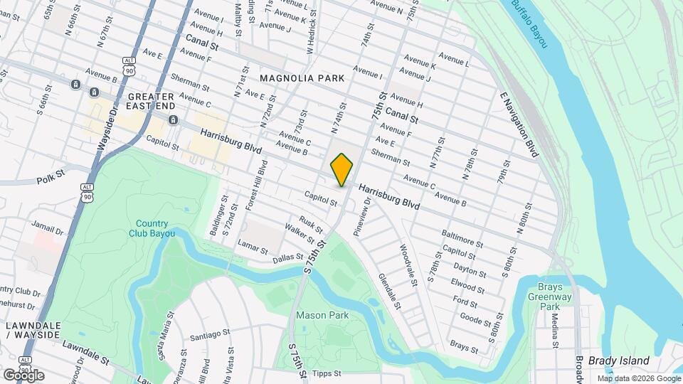 11201 Texas St Map and Location Details