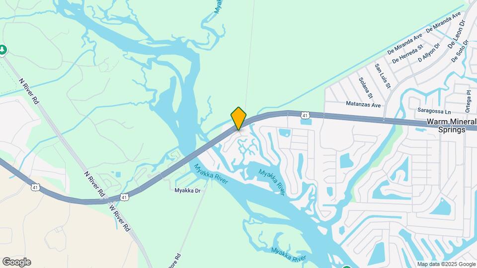 Myakka River RV Resort Map and Location Details