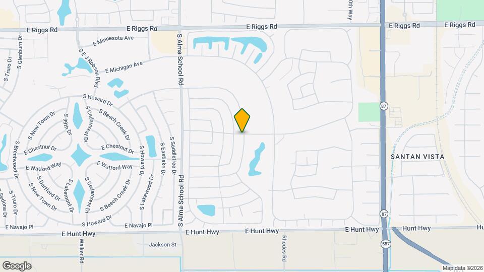 26002 S Cloverland Dr Map and Location Details
